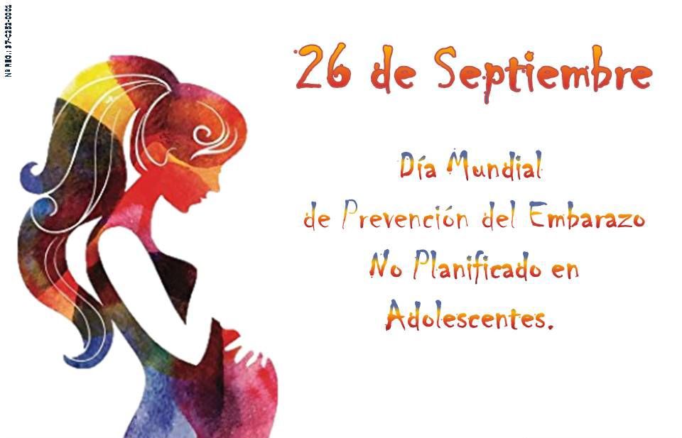 26 De Septiembre Día Nacional Para La Prevención Del Embarazo No Planificado En Adolescentes 9065